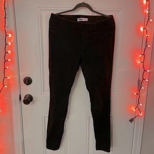 Old navy mid rise black rockstar super skinny Jeggings for women – size 14 long